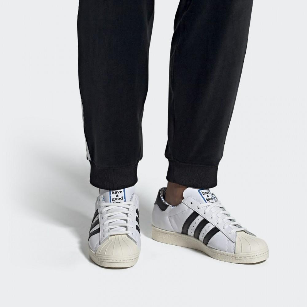 Adidas Have A Good Time X Adidas Superstar 80s 'Chalk White' Sneakers G54786