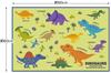 Skater Children's Leisure Sheet S Dinosaur Picture Book Dinosaur VS1-A 60×90cm Single Size