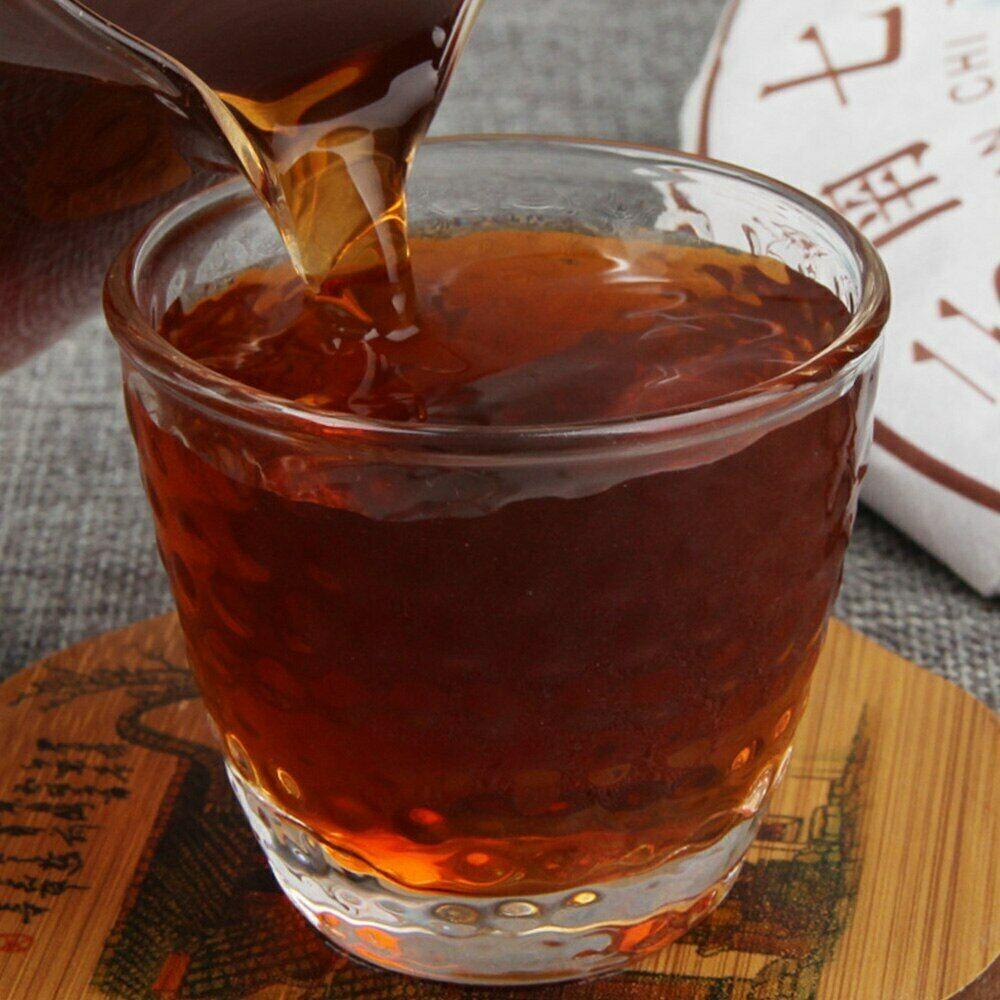 Чай Пуэр Top Premium Menghai Scent of Time Ripe Чай Пуэр Golden Bud 357г 357g — фото 5