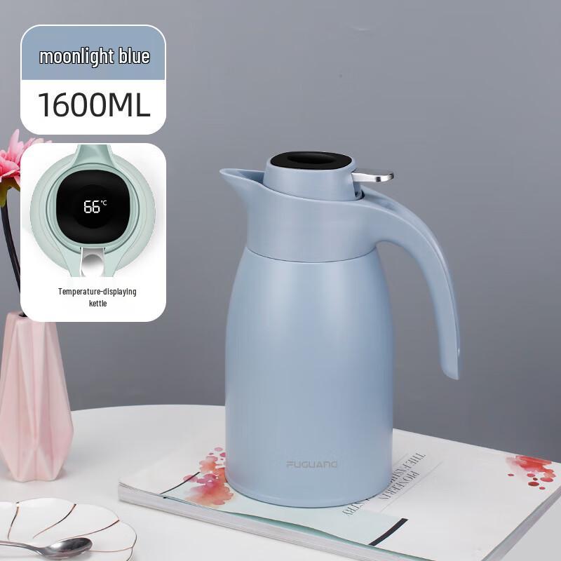 FUGUANG Large Capacity Smart Temperature Insulated Kettle 1600ml