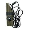 Multifunction Emergency Survival Whistle Compass 7-in-1 Emergency Whistle  Hiking