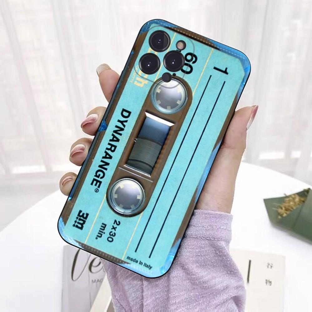 Vintage Cassette Tape Phone Case For IPhone 16 15 14 11 12 13 Mini Pro XS Max Cover 6 7 8 Plus X Funda Shell