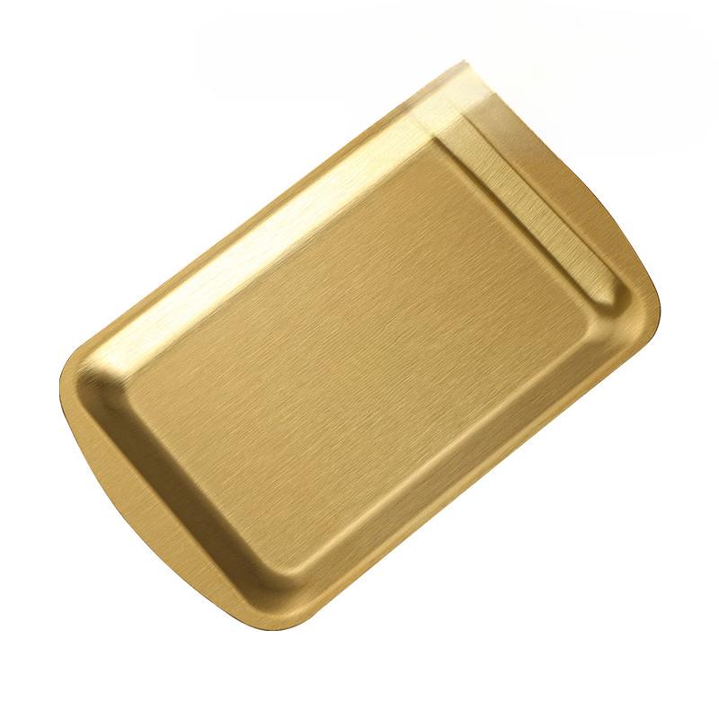 Ruhan Stainless Steel Rectangular Serving Plates