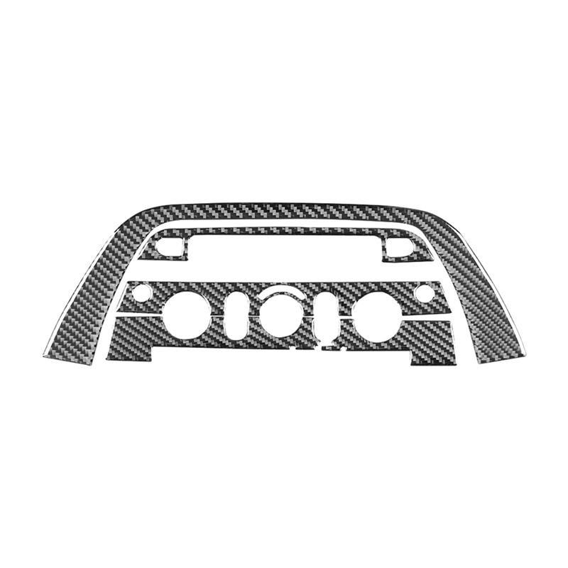 Ac29-Radio CD Panel Frame Cover Trim Carbon Fiber Central Control For Honda Odyssey RL3 2005-2010 Accessories Carbon Fiber Pattern