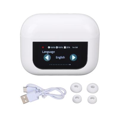 Bluetooth 5.4 Kabellose Ohrhörer mit Touchscreen-Ladecase, Geringe Latenz, Gaming-Kopfhörer, ANC-Geräuschunterdrückung
