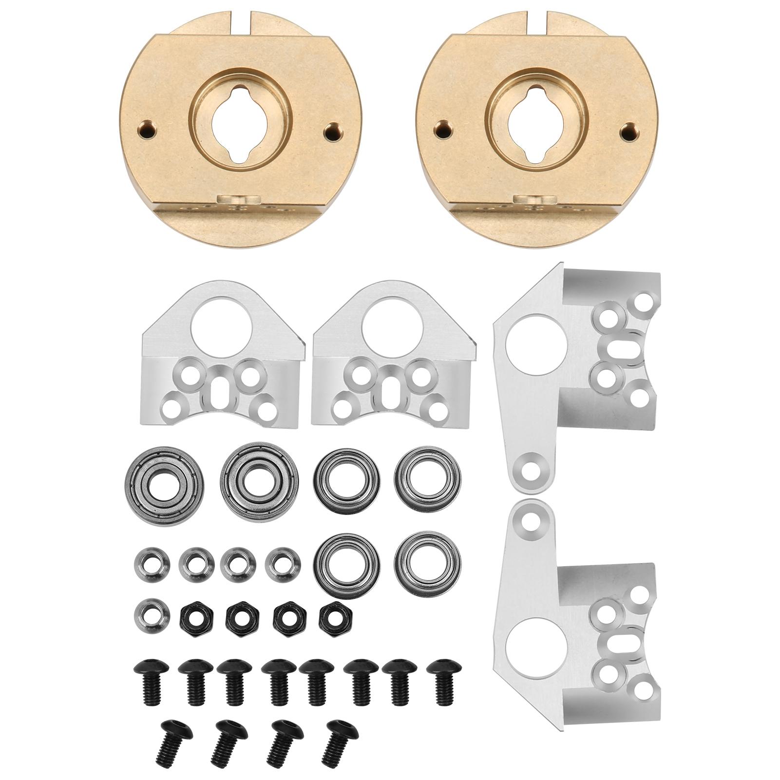 

2Pcs RC Brass Internal Beadlock Wheel Weights Replacement for Axial Wraith 90018
