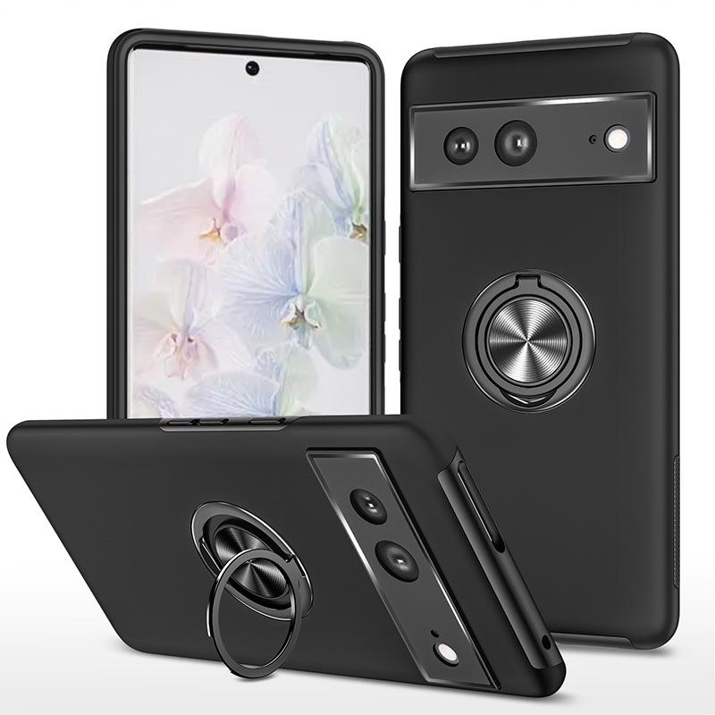 Google Pixel 9 Phone Case 9A Magnetic Car Holder, Drop-Proof, Popular Model with PRO Finger Ring, Frosted Finish