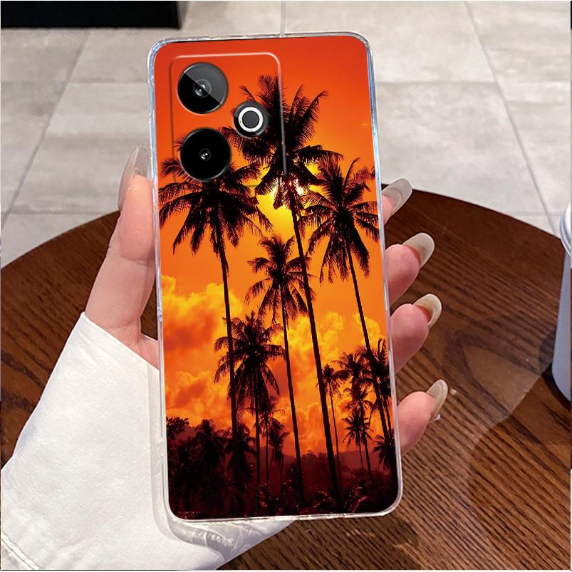 Phone Case For Realme GT 7 7T GT7 Pro 5G Casing Clear TPU Soft Silicone Case Luxury Cute Love Heart Rabbit Funny Back Cover