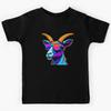 Colorful Abstract Goat Kids T-Shirt