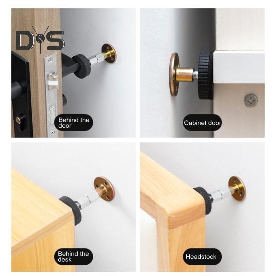 Regulowana rama łóżka z gwintem, narzędzie antywstrząsowe, solidna ochrona ściany nośnej, teleskopowe wsparcie antywstrząsowe przy łóżku, stabilizator