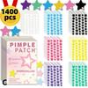 1400 Pcs Star Acne Sticker, Mild And Non-Irritating Acne Sticker, Covers Acne Flaws, Waterproof And Breathable