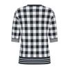 MARTINE GOLF Check Jacquard Knit_Navy