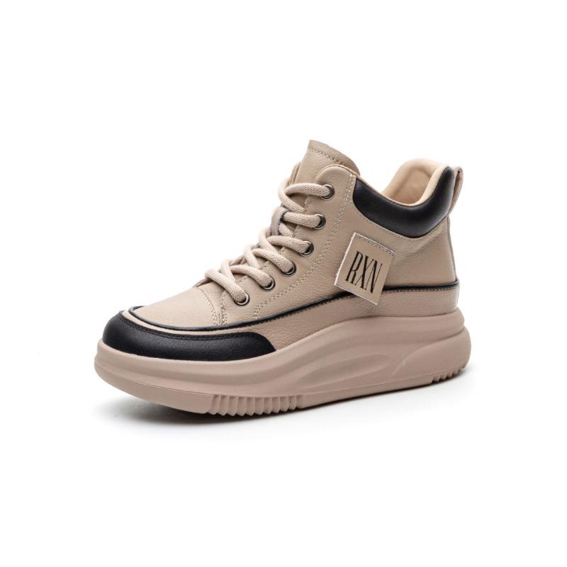 High-top Shoes Sports Shoes Flat Casual Women's Shoes Retro Ankle Boots