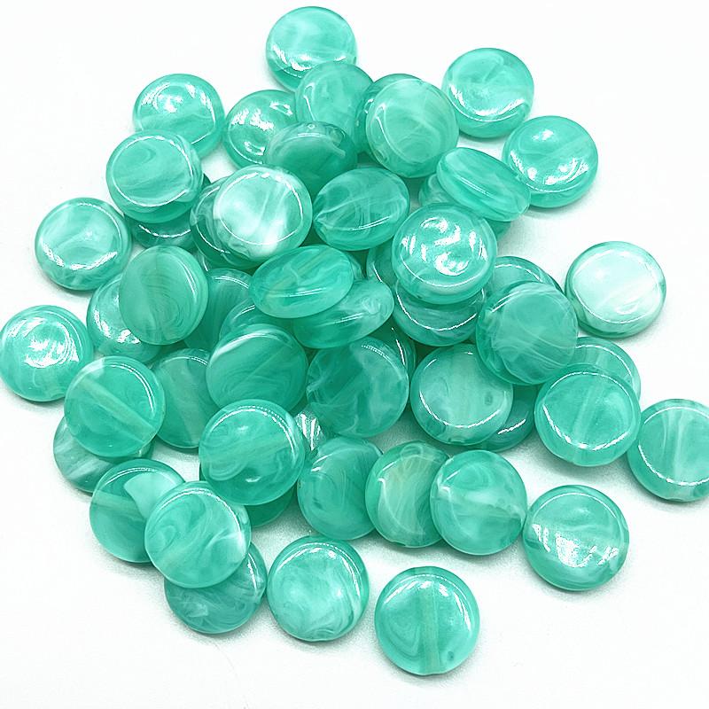 20pcs 15mm Imitation Natural Stone Beads Oval Shape Acrylic Beads for Jewelry Making DIY Handmade Earring Accessories