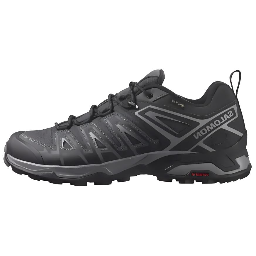 New SALOMON X Ultra Pioneer Hiking / Trekking Shoes Men Low Top Ink Black/Black/Gray L47196800
