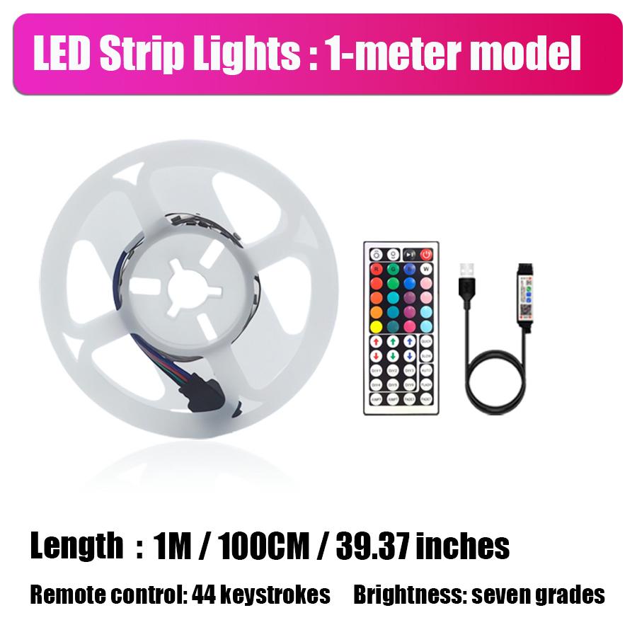 

Smart LED Strip Lights, with Wireless Infrared Remote Control, Color Changing & Music Sync with App Control and Remote, USB Powe