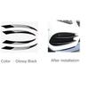 Front Fog Light Decorative Cover Trim For 2015-2018 Mercedes-Benz C Class Glossy