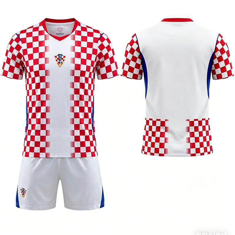 2026 World Cup Croatia home football jersey No. 10 Modric jersey 14 Perisic national team 16#