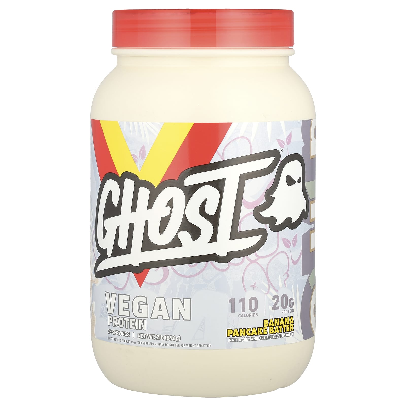 

Ghost, Vegan Protein, Banana Pancake Batter, 2 lb (896 g)
