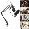BM800 Condenser Microphone Studio Recording Kits with Adjustable Stand for V8 Sound Card