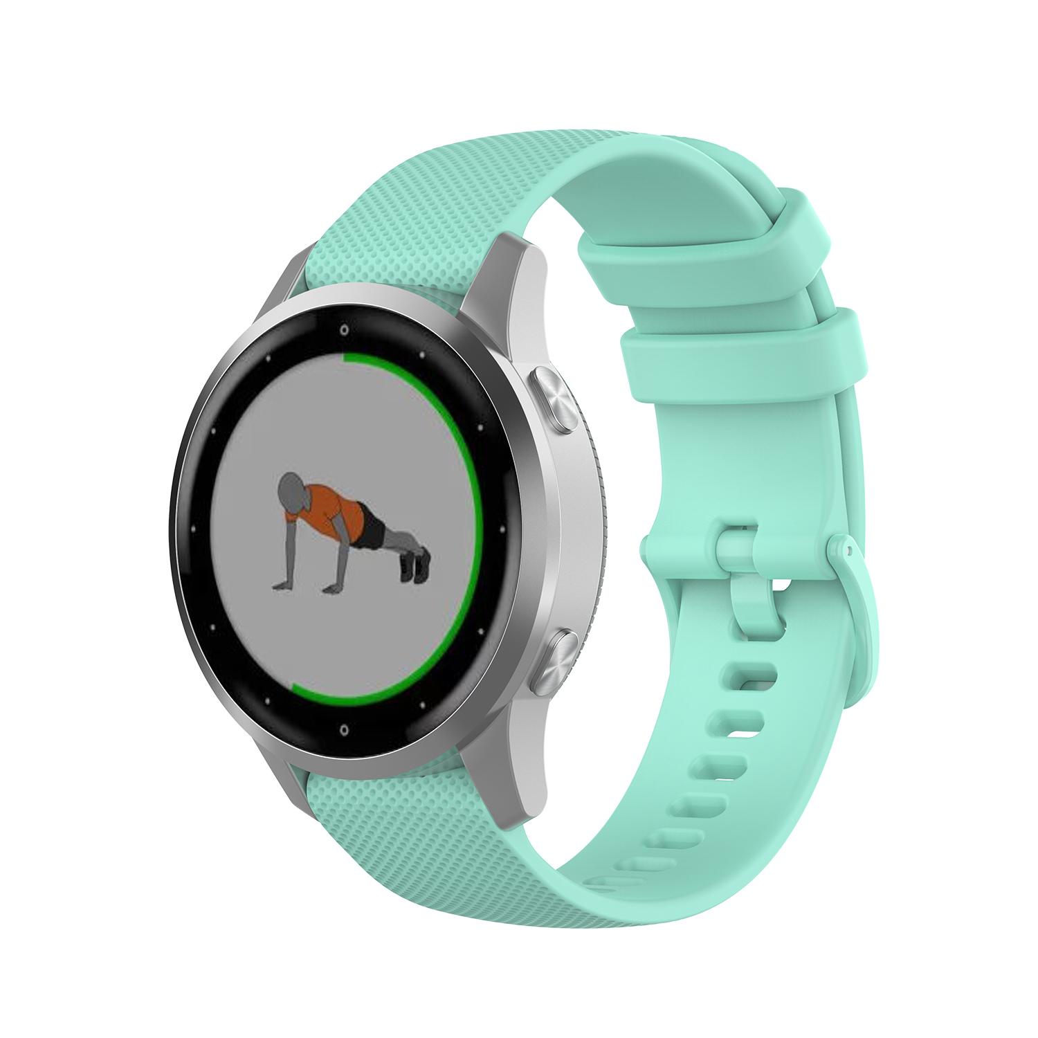 

20mm 22mm Silicone Strap for Amazfit GTR 47mm/GTR 4 3/Bip 6 5/Balance 2 1/GTS/Active 2 Bracelet for Samsung Galaxy Watch 7 6 5 4 For 22mm чирок зелений колір