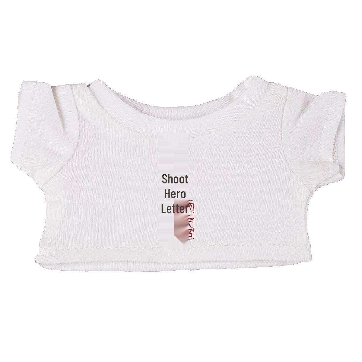 

10/15см и 20см Одежда для куклы в поддержку фильма Сяо Чжаня - Хлопковая футболка с коротким рукавом 20cm