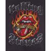 The Rolling Stones Unisex Adult Flames Logo T-Shirt