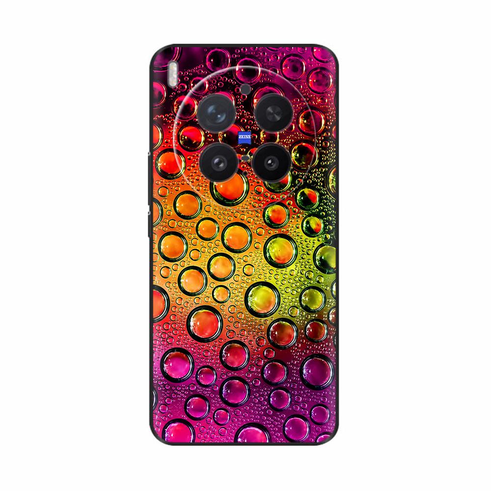 For VIVO X300 Pro Case Popular Flowers Cartoon Soft Silicone Phone Back Cover For Vivo X300 X 300 ShockProof Shell Bags Funda