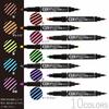 Zebra Highlighter Optex Care 10 Colors WKCR1-10C