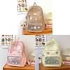 Girl Student Backpack With Nylon Material For School And Daily Use