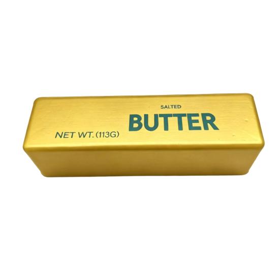 

Butter Stick Slow-Rising Squeeze Toy Soft PU Fidget Toy Realistic Butter Stick Stress Reliever Portable Decompression Gadget for Kids Adults S золотистый