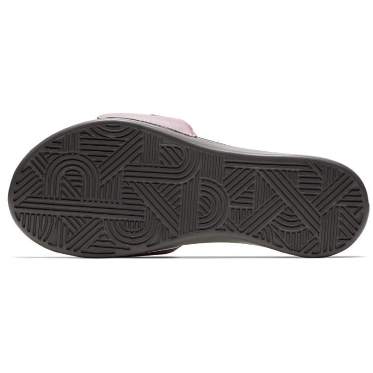 New Nike Ultra Comfort3 Slide Slippers Grey/Pink Women's AR4497-004