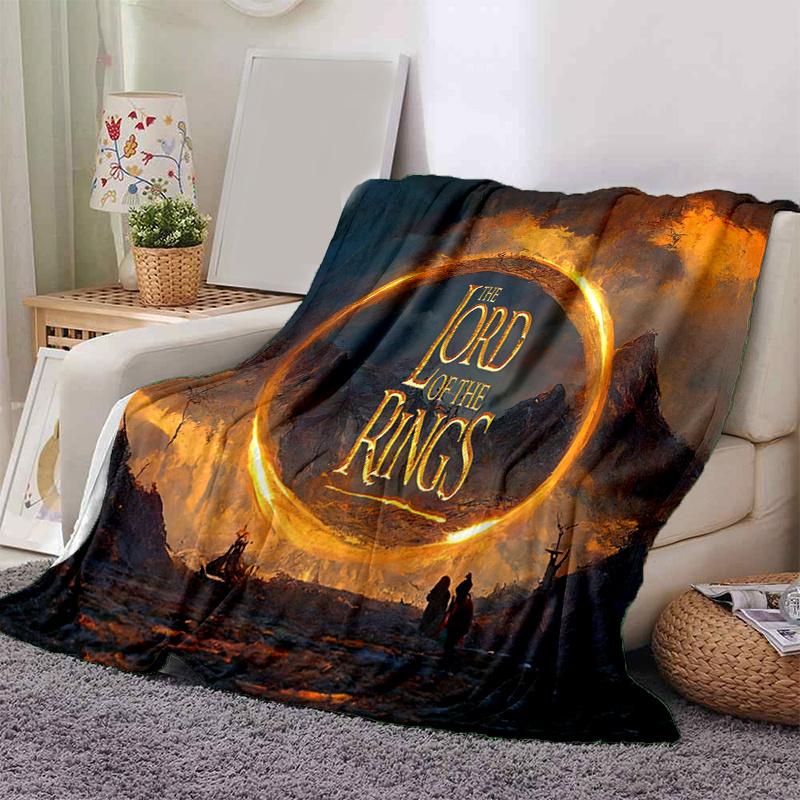 

The Lord of The Rings Poster PrintPrint Blanket, Soft Blanket For Sofa Office Bed And Travelling Daughter Birthday Gift esj363 130cm×150cm（50in×60in）