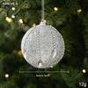 Sequin Christmas Ornament Rhinestone Rhinestone Christmas Ornament Pearl Christmas Ornament Lightweight For Window Display