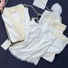 2025 Trendy Velvet Pajama Set for Women: Cute & Cozy 3-Piece Home & Streetwear