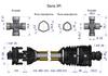 Telescopic PTO Shaft 860-1200mm 460Nm Friction Clutch 900Nm Wide Angle CE Series 3R WARYŃSKI