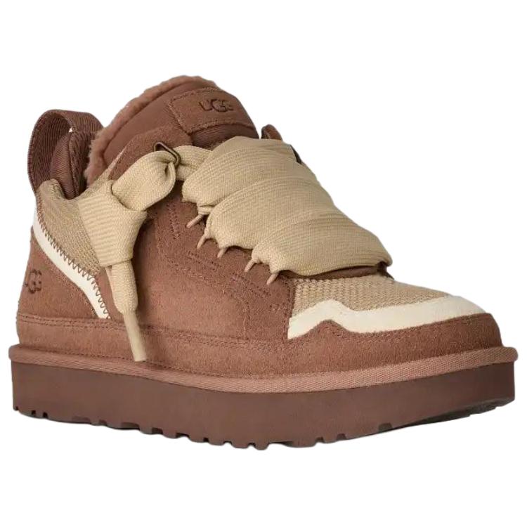 UGG Lowmel Suede Versatile Comfortable Low-Top Casual Shoes Women sneaker Brown 1144032-RYK