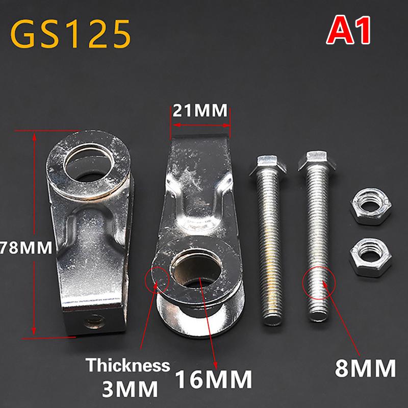 

1Set Motorcycle Chain Tensioner Adjuster Iron For GS125 WY125 Motorcycle Quad Trail Pit Dirt Bike ATV Parts Accessories