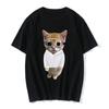 Funny Cat Print Women Casual T-Shirt Women Men Summer Harajuku T Shirts Girl Boy Casual Fashion Clothes