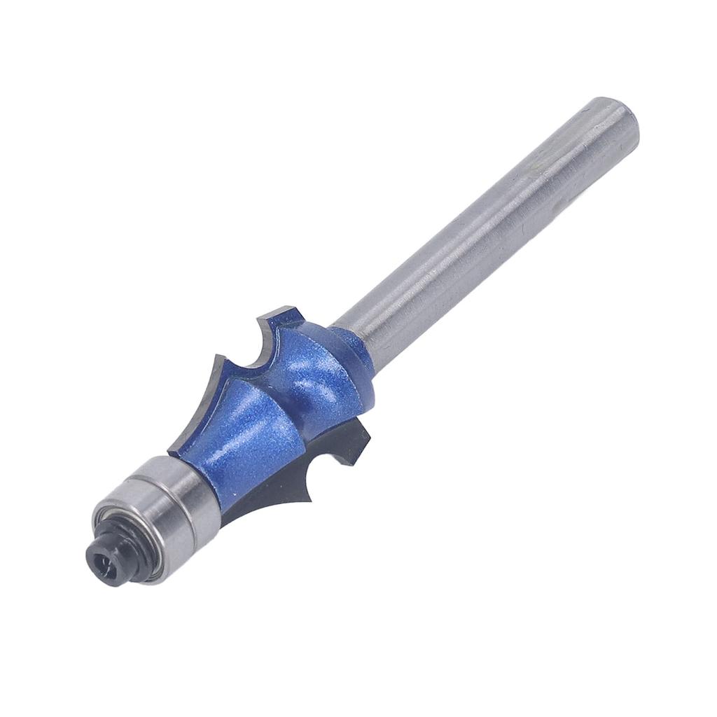 Wood Molding Router Bit 14 Shank Double Bearing Milling Cutter for Woodworking Trimming Forming