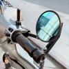 Motorcycle Rearview Mirror 2Pcs Round Handlebar Mirror Motorcycle Accessories