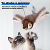 Brinquedo Interativo de Som de Animal de Estimação Canto de Pássaro, Baterá as Asas para Emitir Som, Estimulará o Instinto de Caça do Gato, Adequado para Esportes de Gato Indoor