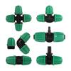 1/4" Pipe Plastic Locking Connector Barb Coupling Irrigation Connector Garden Watering Irrigation Diverter Pipe Fittings