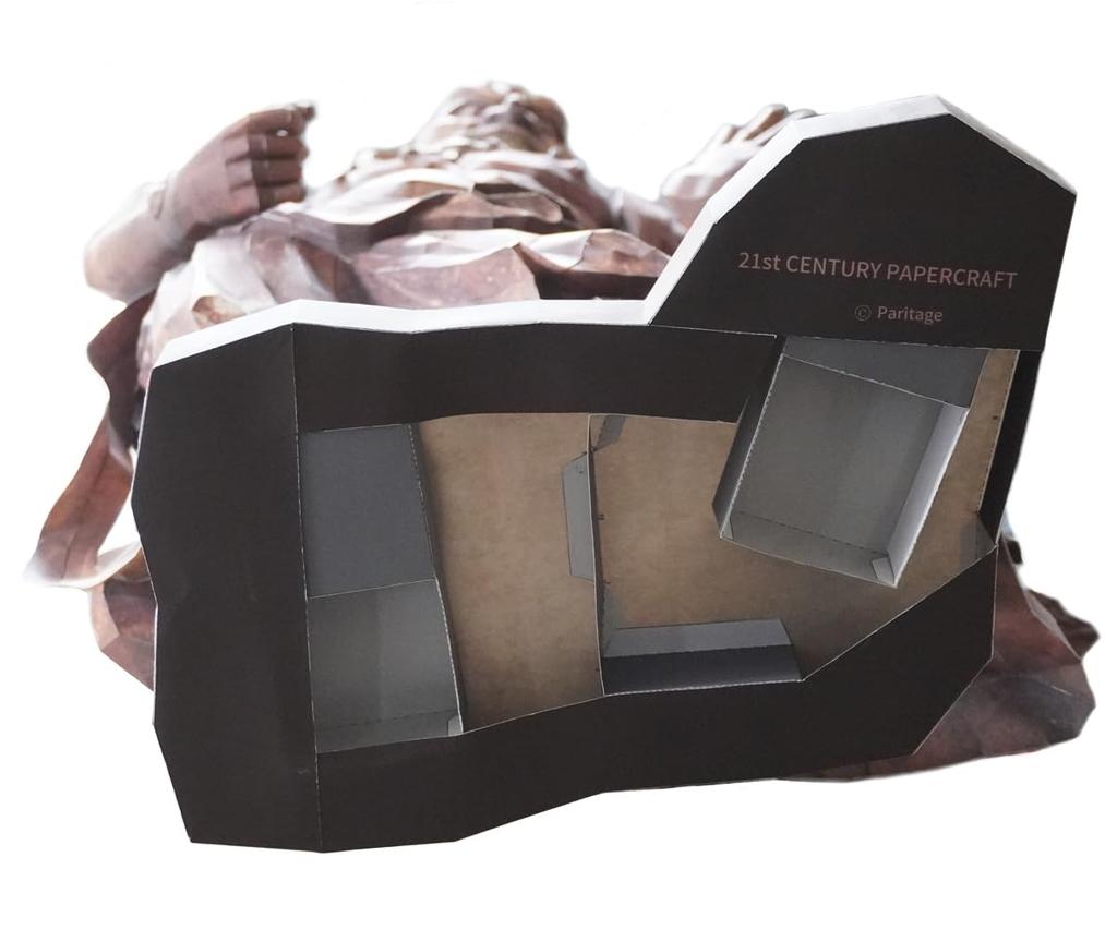 21st Century Paper Craft 05 Kongorikishi Statues (Agata)