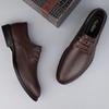Fashion Genuine Leather Mens Casual Shoes Classic Business Man Oxford Shoes New Trendy Formal Dress Footwear Wedding Dress Derby Shoes