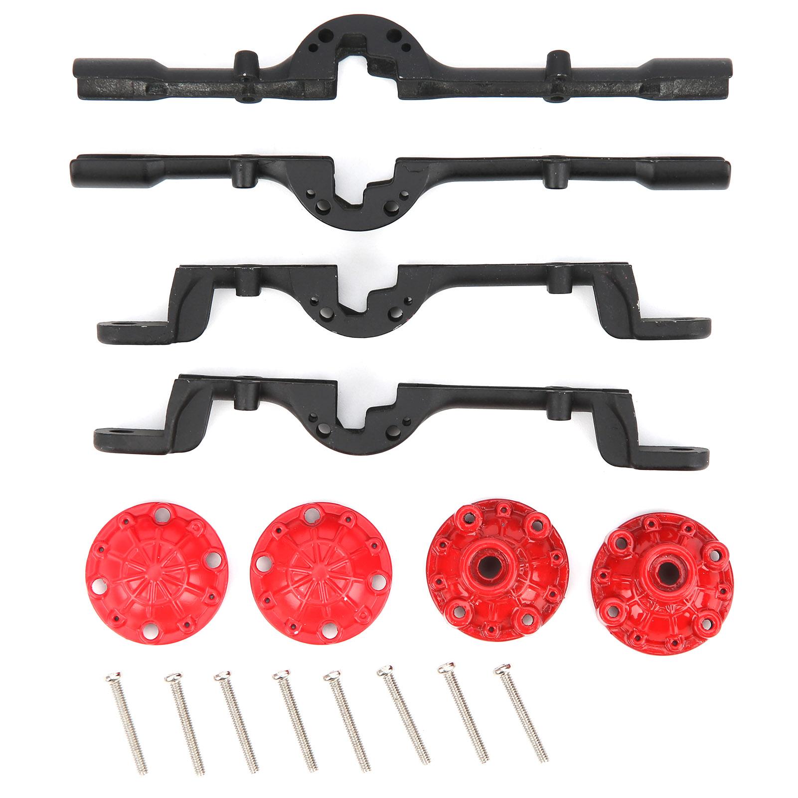 

Metal Front and Rear Axle Housing RC Car Accessory Parts Fit for WPL D12 RC TruckBlack чорний