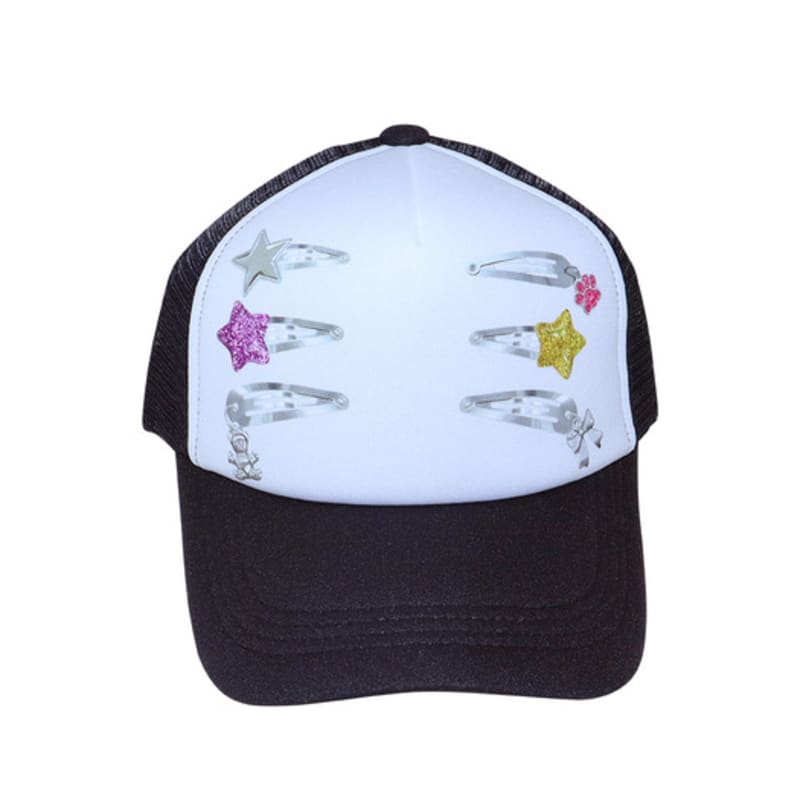 

HURJABOYACC pet trucker cap _ pin white