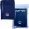 Sauna Vibes Sauna Thin and Imabari Antibacterial and for Men and Women Towel, Quick-Drying, Lightweight, Towel, Deodorizing, Navy, 34x100cm,