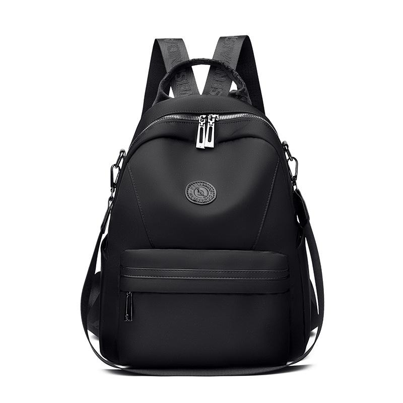 Nylon Backpack Lightweight Women Backpack Large Capacity Student Schoolbag