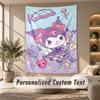 Wall Hanging Tapestry Art Cloth Bedroom Room Background DecorKuromi